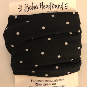 polka dot headband