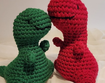 FINISHED T-Rex Dinosaur Stuffed Animal Crochet Amigurumi