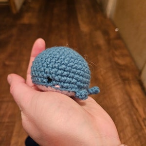 FINISHED Small Whale Crochet Amigurumi