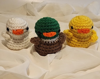 FINISHED Medium Ducks Crochet Amigurumi