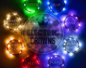 6 PACK! 6ft, 2m, Led String Lights, Fairy Lights, Green Lights, Red Lights, Purple, Pink, Blue, Slime Lights, CR2032, 6.6ft Buy 5 get 1 FREE