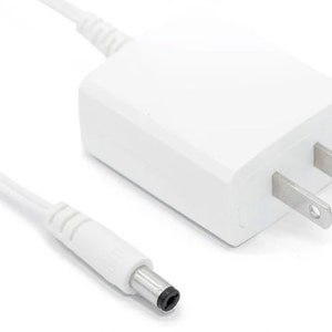 Power Supply for LED string lights, 3v Plug,  5v Plug, 12v Plug, Plug with DC male end, White, US Outlet  (Power source only)
