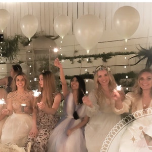 LED Balloon Lights, Light Up Balloons, Wedding Balloons, Bridal Shower Decor, White Balloons, Fairy Lights, 12, 17, Full Twinkle Effect image 3