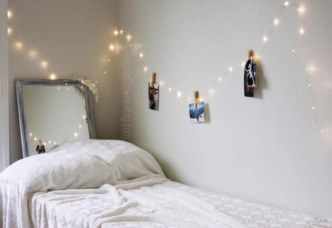 LED Fairy Lights Plug In Fairy Lights Bedroom Indoor String Etsy 日本