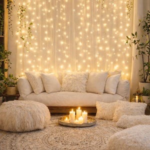 String Lights, Home Decor Gift, Dimmable, Lights with Timer, USB Fairy Lights with Remote, 8 Twinkle Modes, 16ft, 33ft, 10m, Universal Plug! image 6