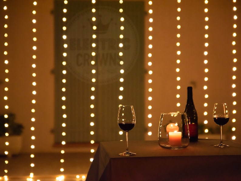 Curtain Lights, Lights for Bedroom, Fairy Lights Curtain, Indoor String Lights, Window Lights, 9.8ft x 9.8ft, USB Powered, 300 Leds, 8 Modes image 10