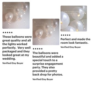 Anniversary Party Decor, Anniversary Balloons, 50th Anniversary, Wedding Balloons, Gold, Silver, 12", 17", Balloons with Floating Lights! 画像 3