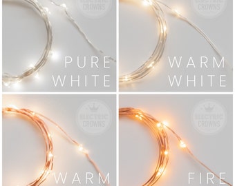 6 PACK! 3ft, 6ft, 9ft, Fall Decor, LED Fairy Lights, Farmhouse, String Lights, Fall Wedding, Rustic Decor, Free Batteries! Buy 5 get 1 FREE!