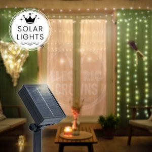 Solar Lights, Outdoor Solar Powered Fairy Lights, Garden String Lights, Solar Panel, Prepper Gift, Waterproof, 8 Twinkle Modes, 33ft, 10m 画像 5