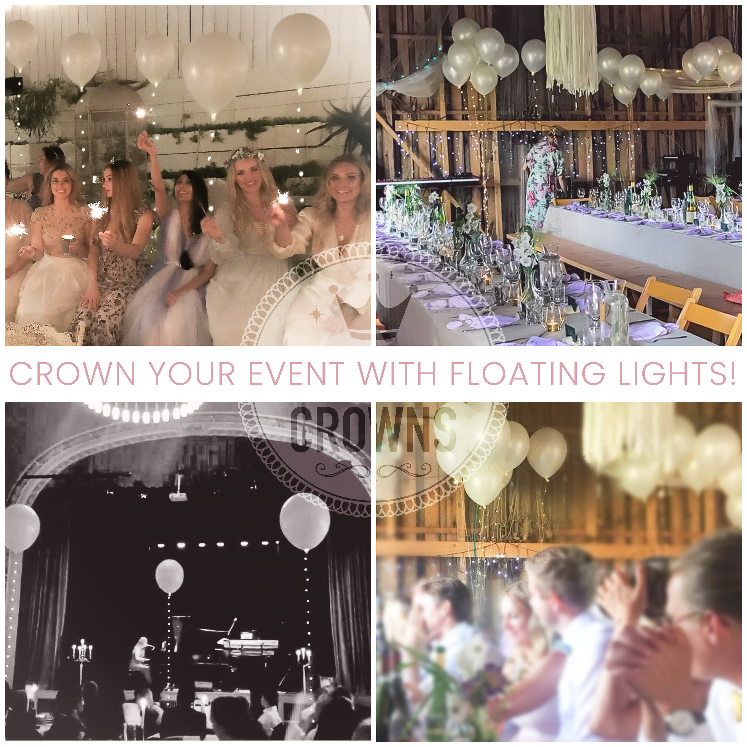 Wedding Balloons, Wedding Decor, Wedding Reception Decor, Balloons With  Lights, White Balloons, Sage, String Lights, 30 Colors, 12\, image size:3000x3000