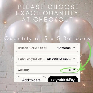 Anniversary Party Decor, Anniversary Balloons, 50th Anniversary, Wedding Balloons, Gold, Silver, 12", 17", Balloons with Floating Lights! 画像 8