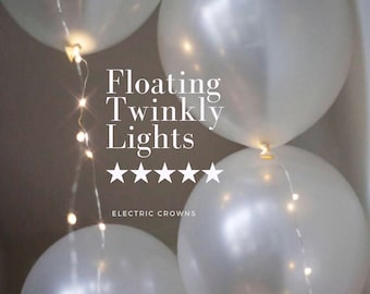 Ballons lumineux LED, ballons lumineux, ballons de mariage, décoration de douche nuptiale, ballons blancs, guirlandes lumineuses, 12 po. 17 po., effet scintillant complet !