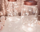 Rustic Wedding Decor, Wedding Decor, Mason Jar Lights, Fall Wedding Decor, Rustic Decor, Fairy Lights, Backyard Wedding, 3ft,6ft,9ft No jar