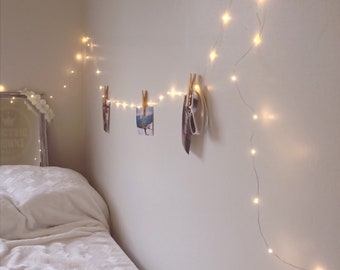 Fairy Lights, Bedroom, String Lights for Bedroom, Hanging Lights, Dorm Decor, Plug in & Battery, Home Decor, Home Gifts, 13ft 19ft 33ft 65ft