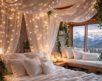 Led Fairy Lights, Plug In Fairy Lights, Bedroom, Indoor String Lights, Decorative Lights, White Lights, 13ft, 16ft, 19ft, 33ft, 65ft