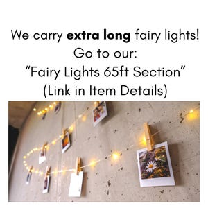 Luces de cadena, luces colgantes, luces de hadas largas, luces decorativas de interior, regalo para un amigo, pronta recuperación, batería, enchufable, 4-19 m imagen 17