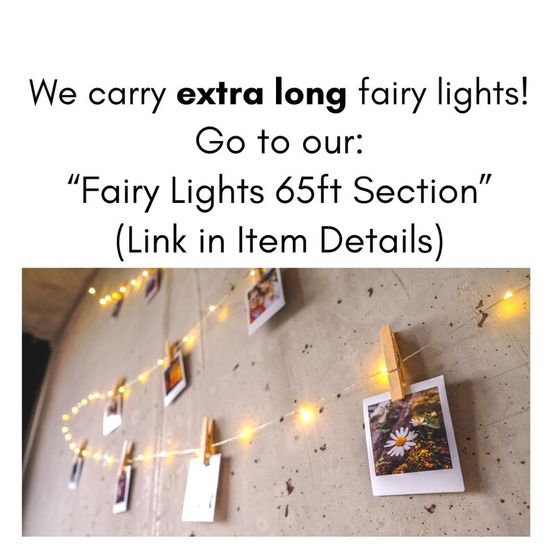 Luces de cadena, luces colgantes, luces de hadas largas, luces decorativas de interior, regalo para un amigo, pronta recuperación, batería, enchufable, 4-19 m imagen 17
