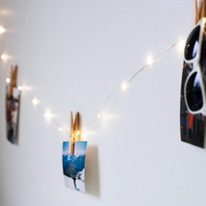 Aesthetic decor, Short plug in Fairy Lights, Dorm Decor, Tumblr, Lights for Tapestry, Gift for College Girl, Gift for teen, 13ft-65ft lights image 7