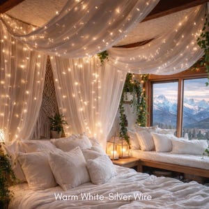 Lights For Bedroom, Fairy Lights, Starry String Lights, Warm White, Copper Wire, Battery Powered, Plug in with Switch, 13ft-33ft, US, UK image 16