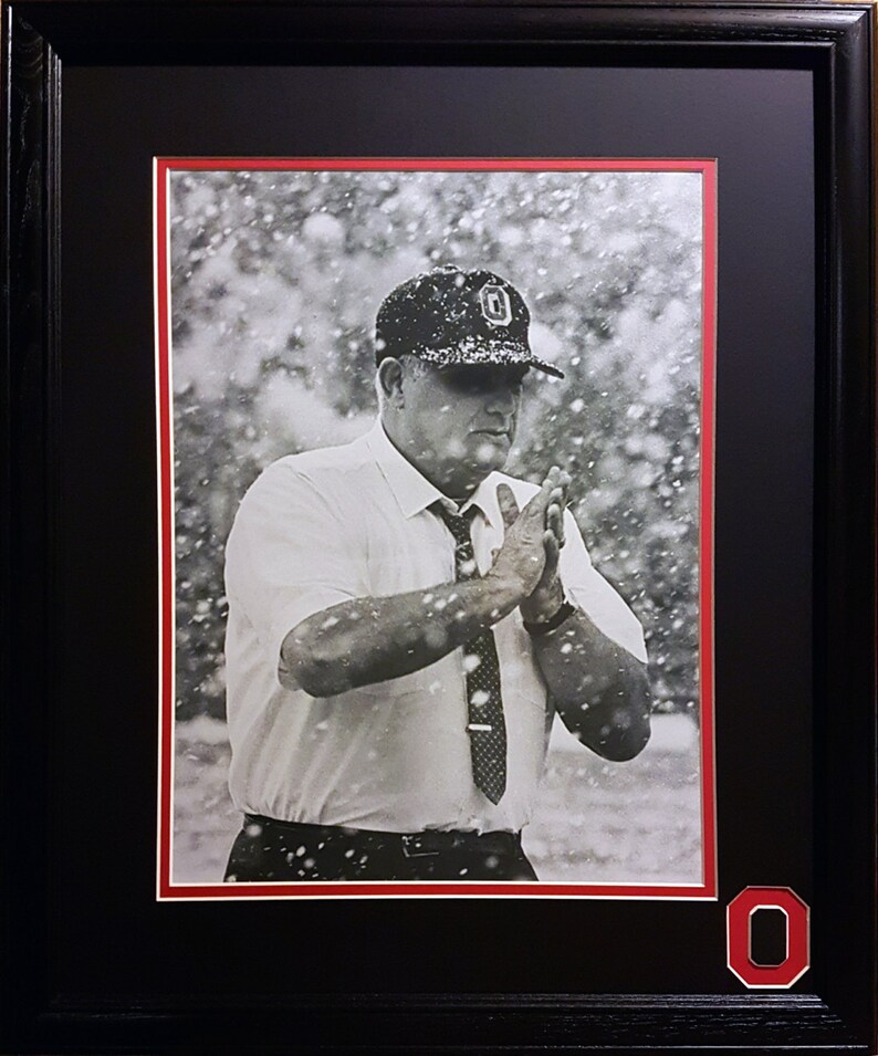 Ohio State Buckeye Football Woody Hayes Portrait 16 X 20 Image 0