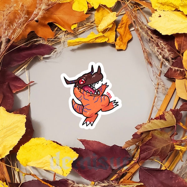 Lil Stompin' Greymon | Digimon Sticker