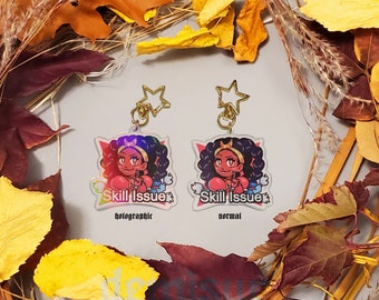 Skill Issue | Fighting Game Keychain | Street Fighter