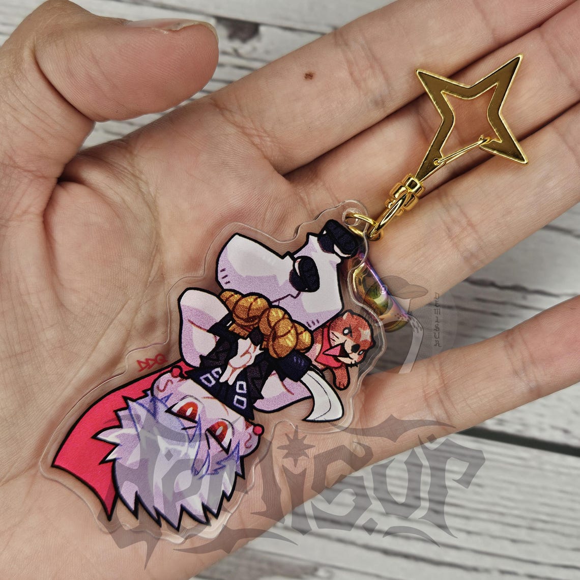 Ggst Keychains Chipp Acrylic Charm | Fighting Game Keychain | Guilty Gear | GGST - Etsy