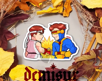 Classic VS Intro | Fighting Game Sticker