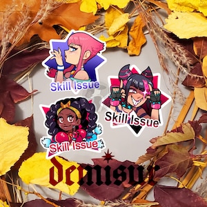 Skill Issue Street Fighter 6 Girls | Fighting Game Sticker