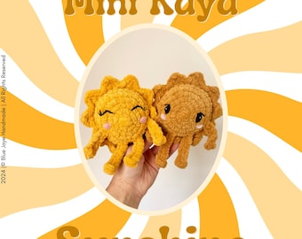Mini Raya Sunshine Crochet Pattern | Amigurumi Sun Pattern