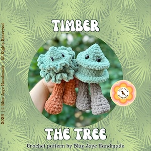 Timber The Tree Crochet Pattern | Amigurumi Groovy Tree