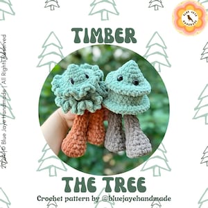 Timber The Tree Crochet Pattern | Amigurumi Groovy Tree