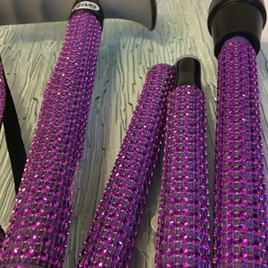 Purple Rhinestone Folding Cane Mobility Aid Sparkly Bling Multiple Sclerosis Balance Issues Post Surgery Gift Grandma Grandpa Mom Dad image 8