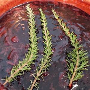 Plum and Strawberry Jam with Rosemary image 4