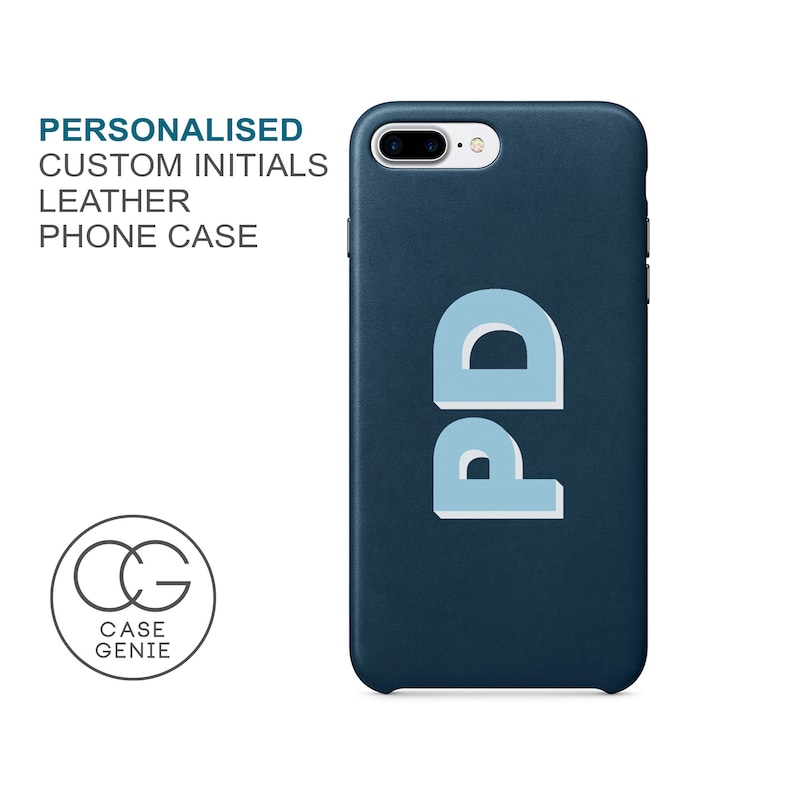 Names Printed Initials Iphone Pu Xr Dropshadow Case Personalised 8 Custom Max Plus 7 Monogram Navy Shadow Personalized Xs Text X Leather EDYW9I2beH