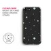 Hand Drawn Stars Clear Phone Case for iPhone 13 Pro Max and 12 11 Mini 8 Plus 7 6 S10 Cell Cover TPU Hybrid Tough Bumper 