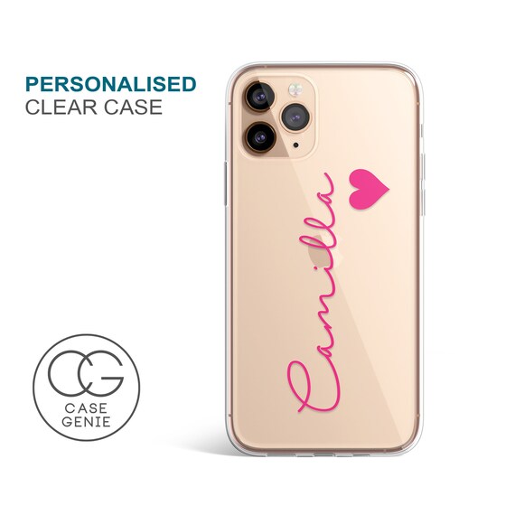 Personalised Handwritten Name Clear Phone Case For Iphone 13 Etsy Uk