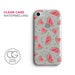 Watermelon Pattern Clear Phone Case for iPhone 13 Pro Max and 12 11 Mini 8 Plus 7 6 S10 Cell Cover TPU Hybrid Tough Bumper Fruit Watermelon 