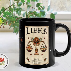 Libra Zodiac Mug | Zodiac Mug | Birthday Mug | Birthday Gift | Horoscope Mug | Coffee Mug | Libra Birthday Mug