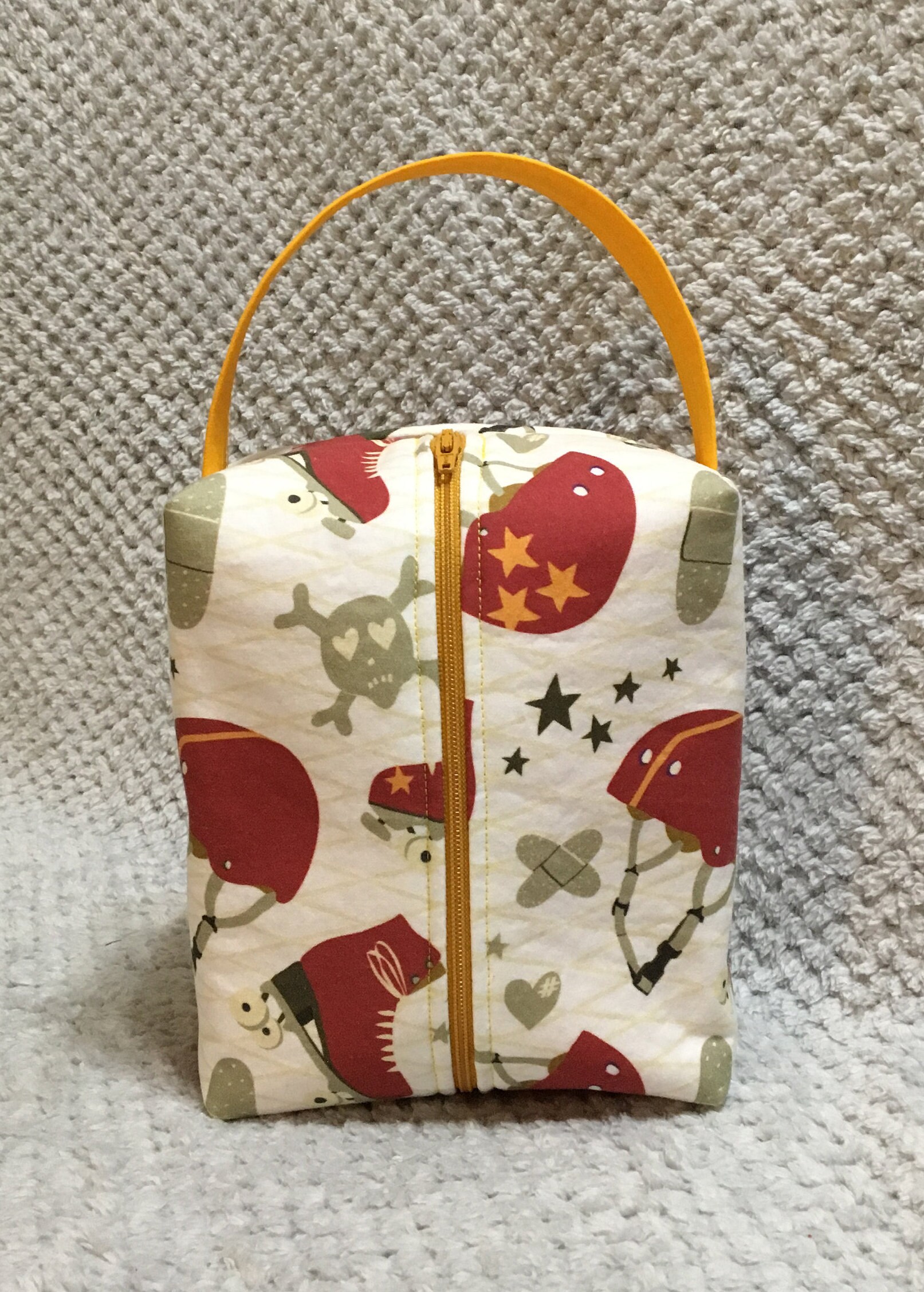 Roller Derby Project Bag, Red