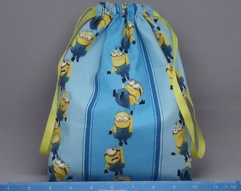 Barrel of Minions Treasure Bag Made With Licensed Minions Fabric