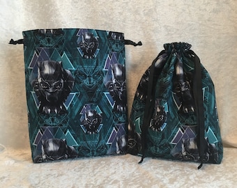 Treasure Bag Made With Licensed Black Panther Fabric