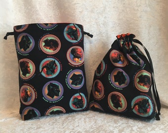 Treasure Bag Made With Licensed Made in Wakanda Fabric