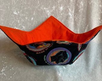 Reversible Bowl Cozy Made With Licensed Made in Wakanda Fabric