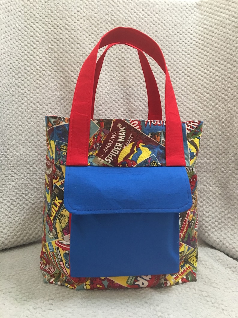 Marvel Covers Box Tote Bag