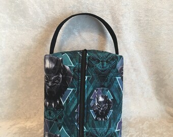 Project Bag Made With Licensed Black Panther Fabric