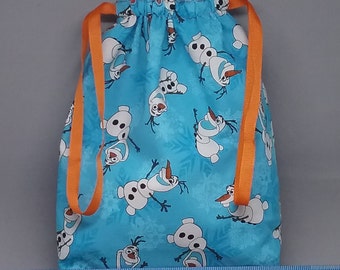 Treasure Bag Made With Licensed Olaf Fabric