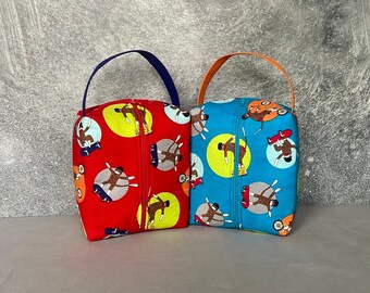 Sock Monkeys Project Bag