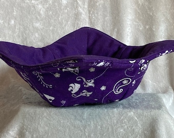 Reversible Bowl Cozy Made With Licensed K-State Fabric