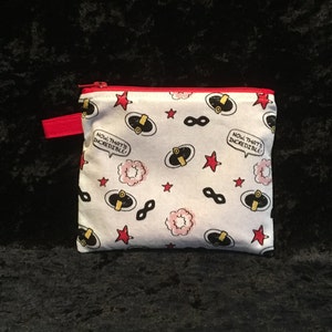 Tee Bag Made With Licensed Incredibles Fabric